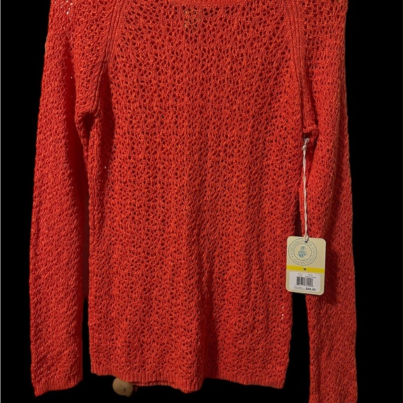 Caribbean Joe orange/red sweater - Picture 3 of 9